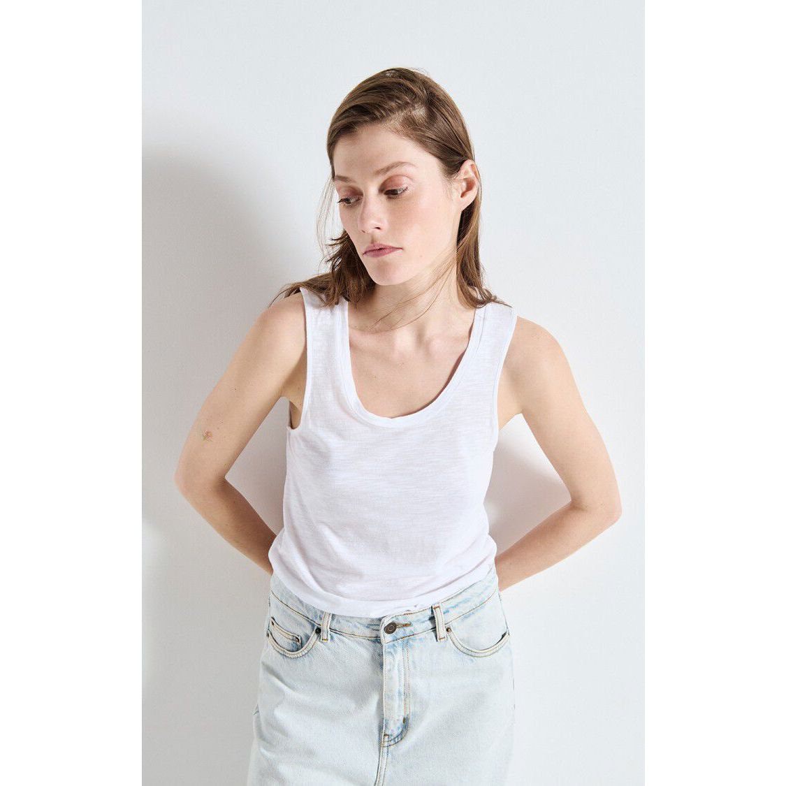American Vintage Jacksonville Tank Top - White American Vintage