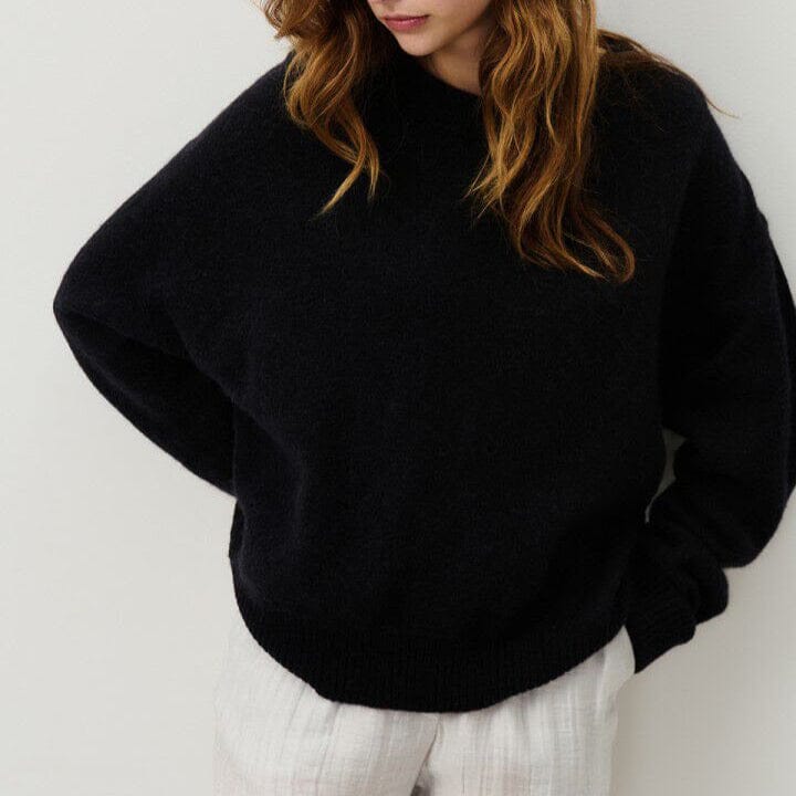 American Vintage Womens Vitow Jumper - Black American Vintage