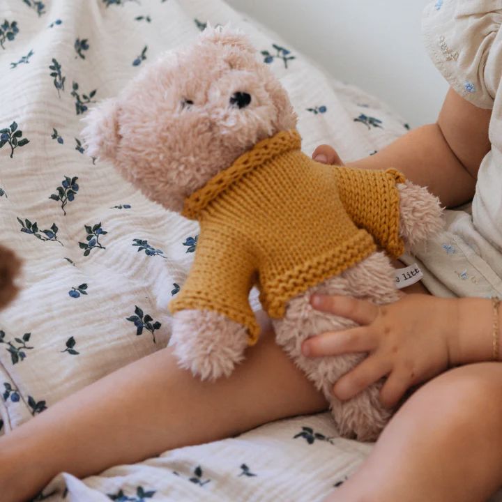 And The Little Dog Laughed Plush Toy - Dulcie Bear (Medium) and the little dog laughed