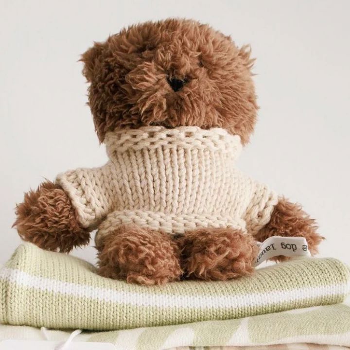 And The Little Dog Laughed Plush Toy - Milo Bear (Mini) and the little dog laughed