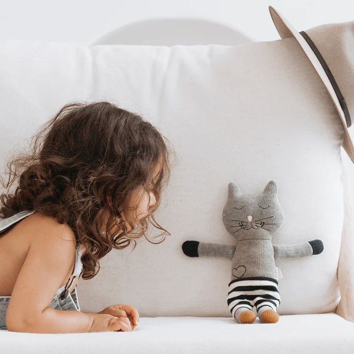 And The Little Dog Laughed Plush Toy - Winston Cat and the little dog laughed