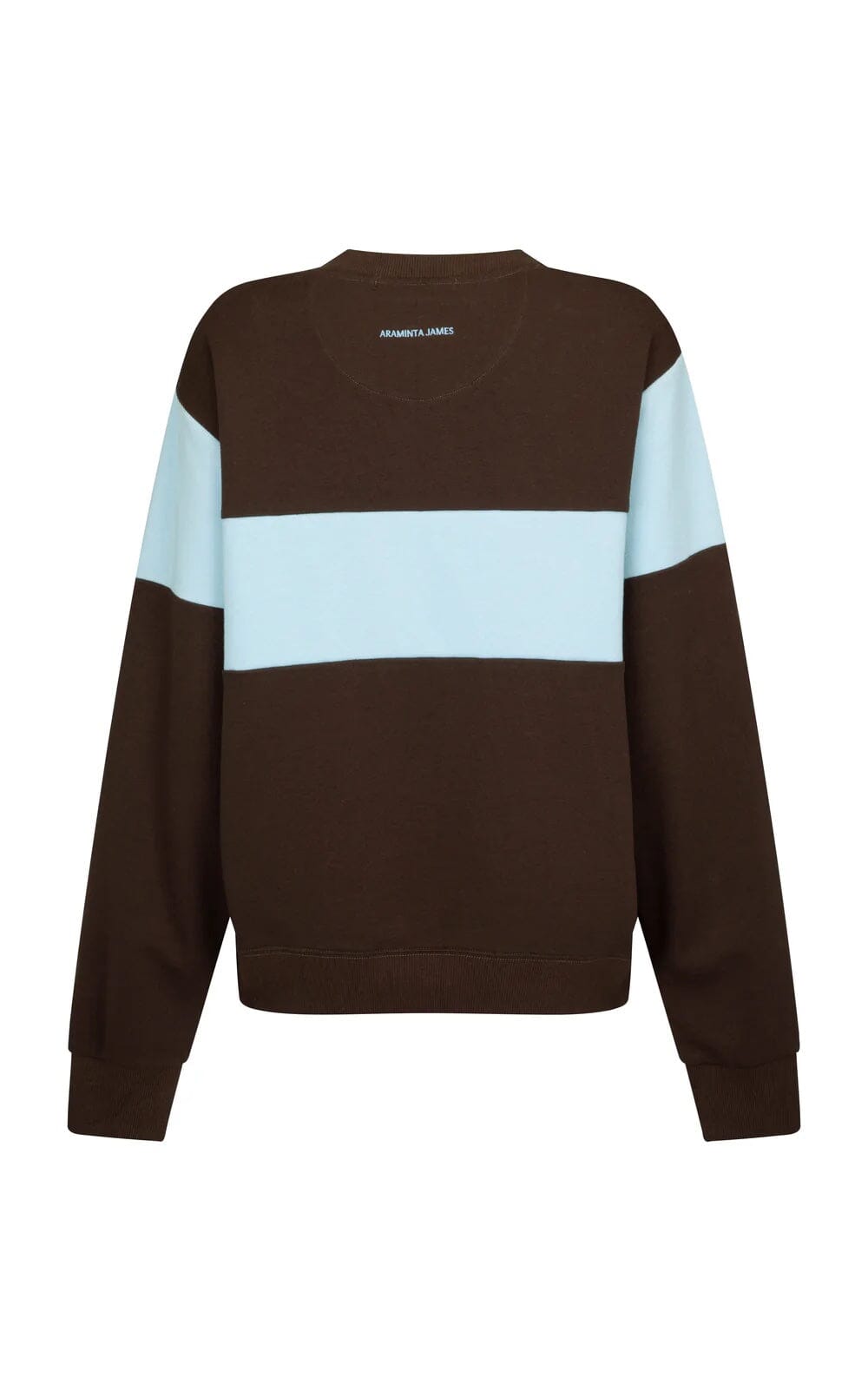 Araminta James 1982 Contrast Knit Sweater - Espresso Araminta James
