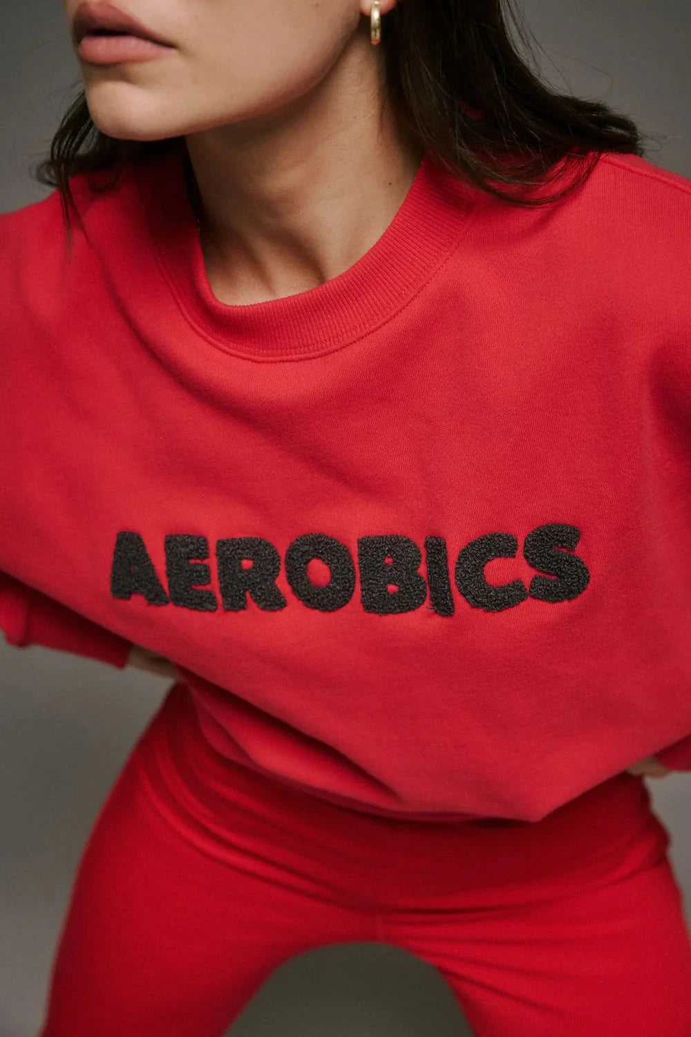 Araminta James Aerobics Sweatshirt - Tulip Red Araminta James
