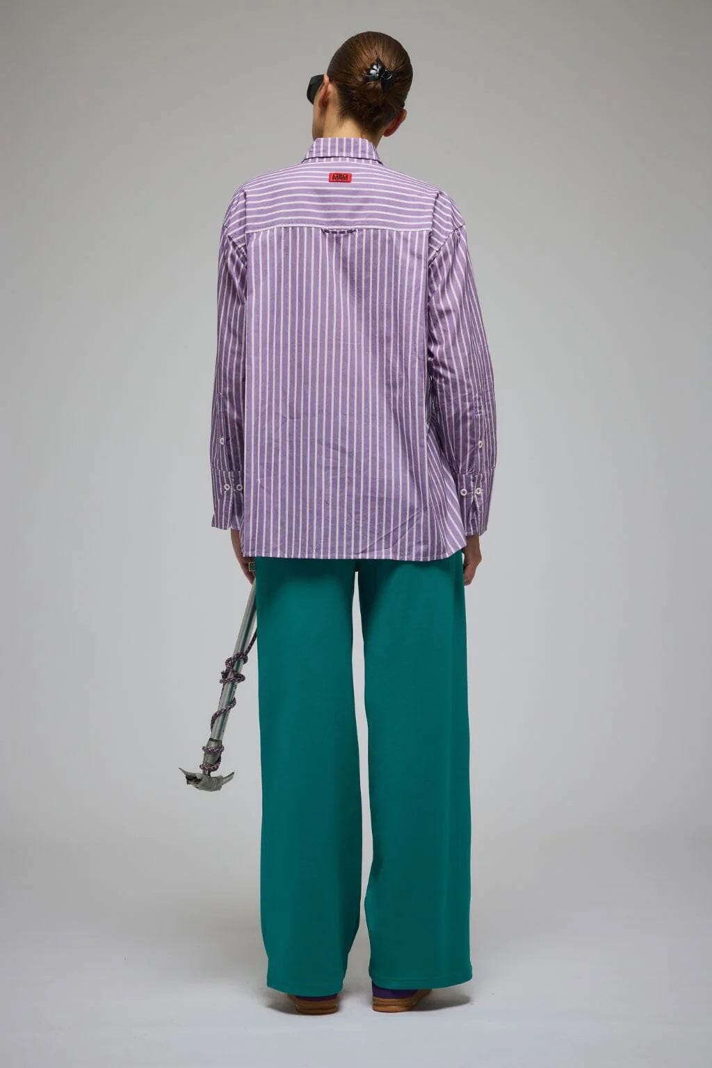 Araminta James Bisous Stripe Shirt - Violet Araminta James
