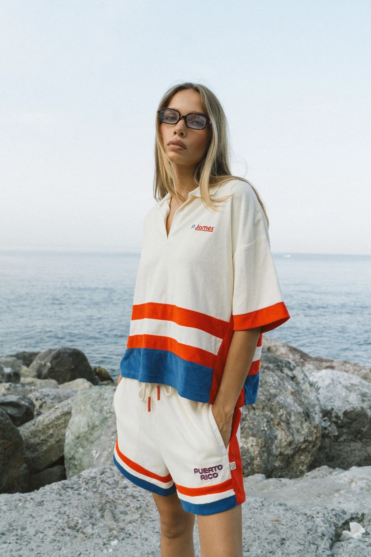 Araminta James Rico Terry Short - Coconut Araminta James