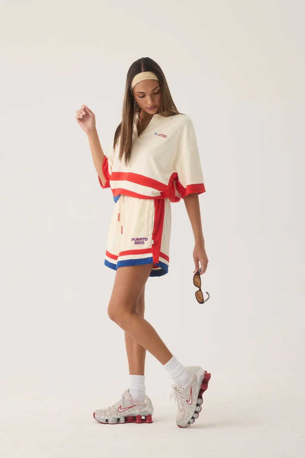 Araminta James Rico Terry Short - Coconut Araminta James