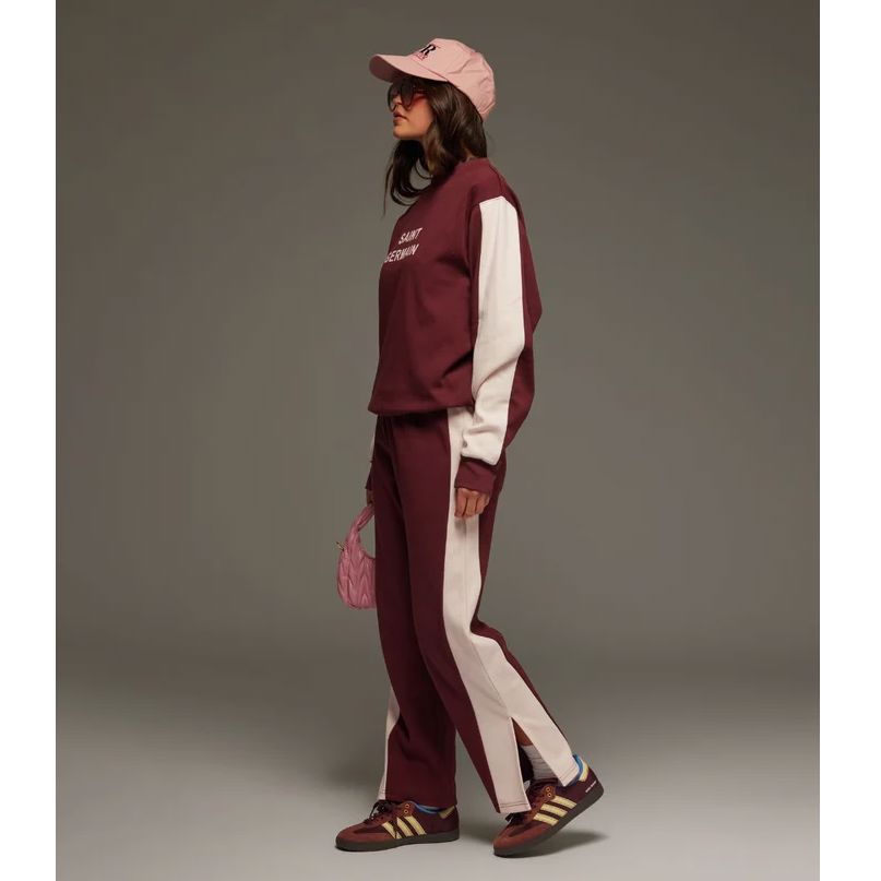 Araminta James Saint Germain Knit Pant - Red Wine Women's Pants Araminta James 