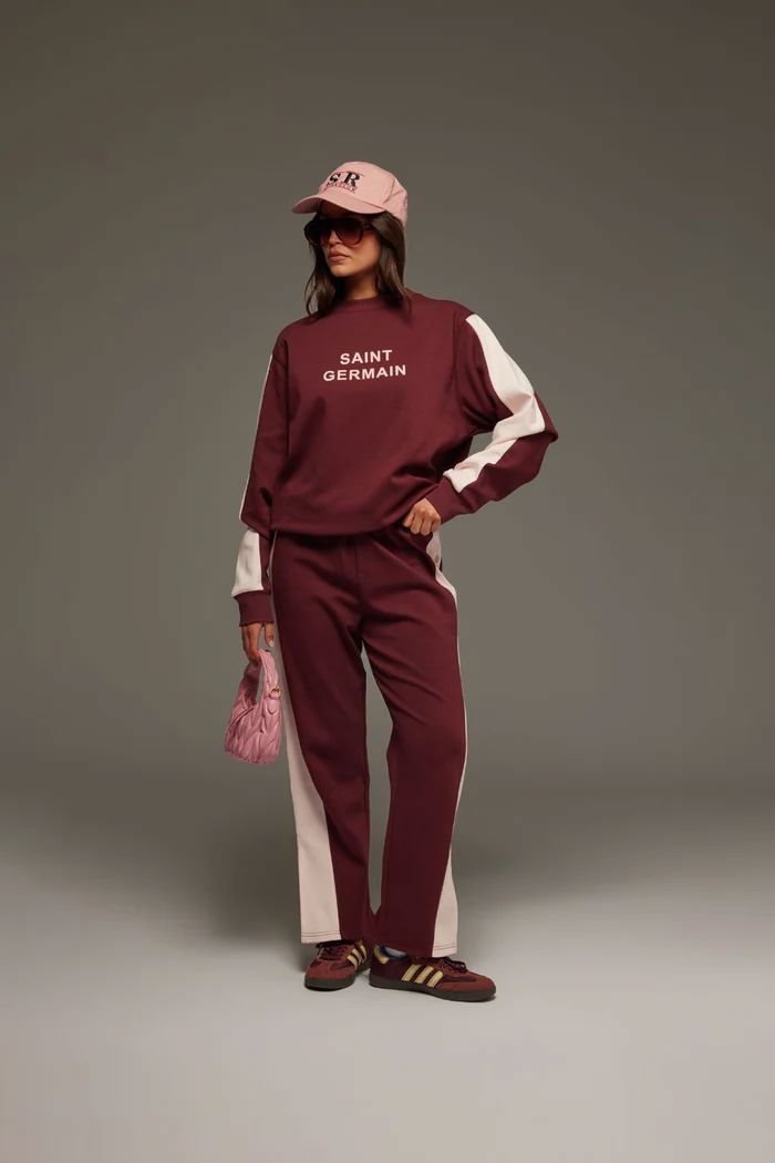 Araminta James Saint Germain Knit Pant - Red Wine Women's Pants Araminta James 