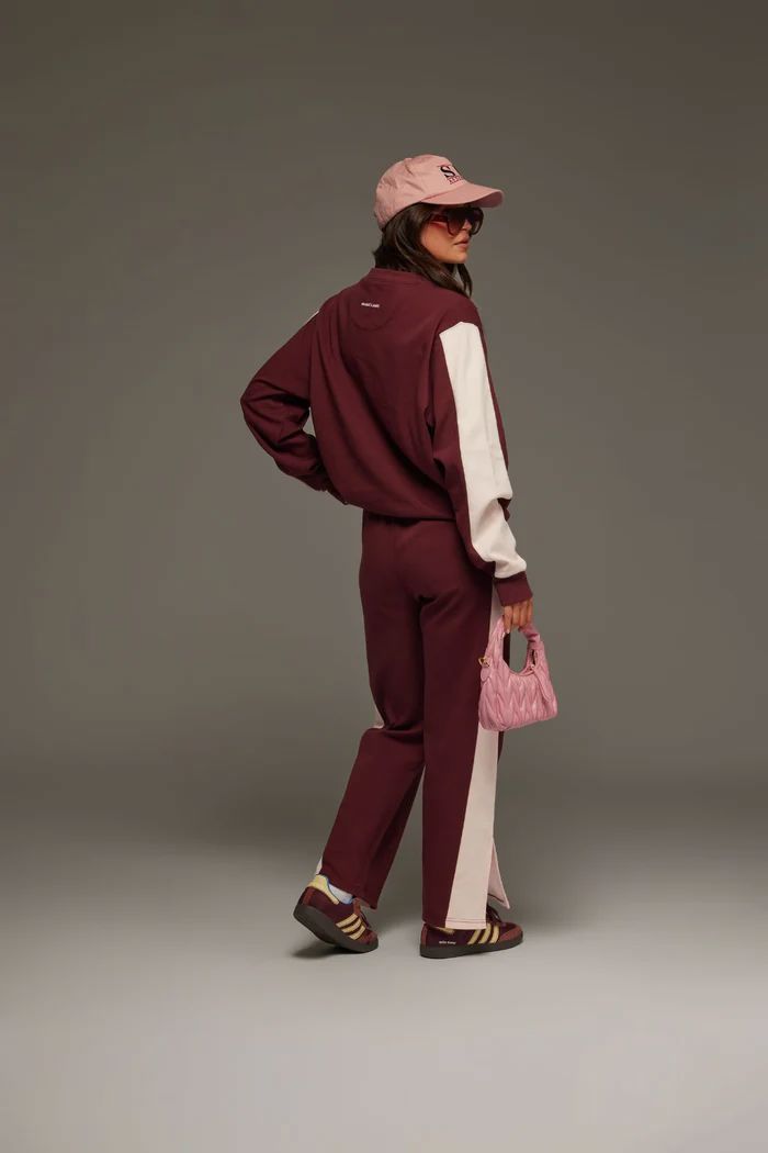 Araminta James Saint Germain Knit Pant - Red Wine Women's Pants Araminta James 