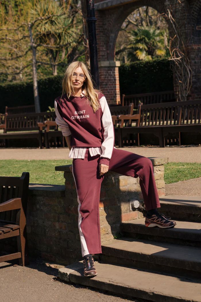 Araminta James Saint Germain Knit Pant - Red Wine Women's Pants Araminta James 
