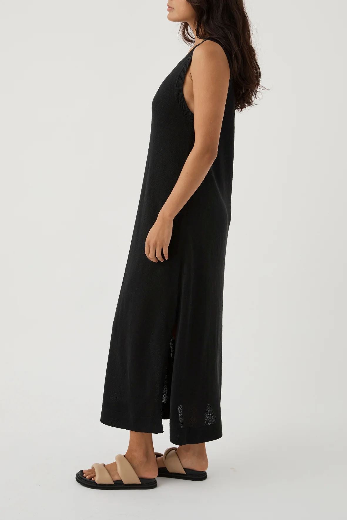 Arcaa Brie Long Dress - Black Arcaa