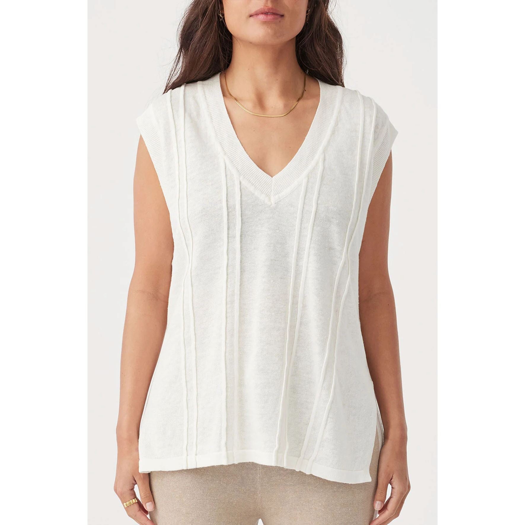 Arcaa Darcy Vest - Cream Arcaa