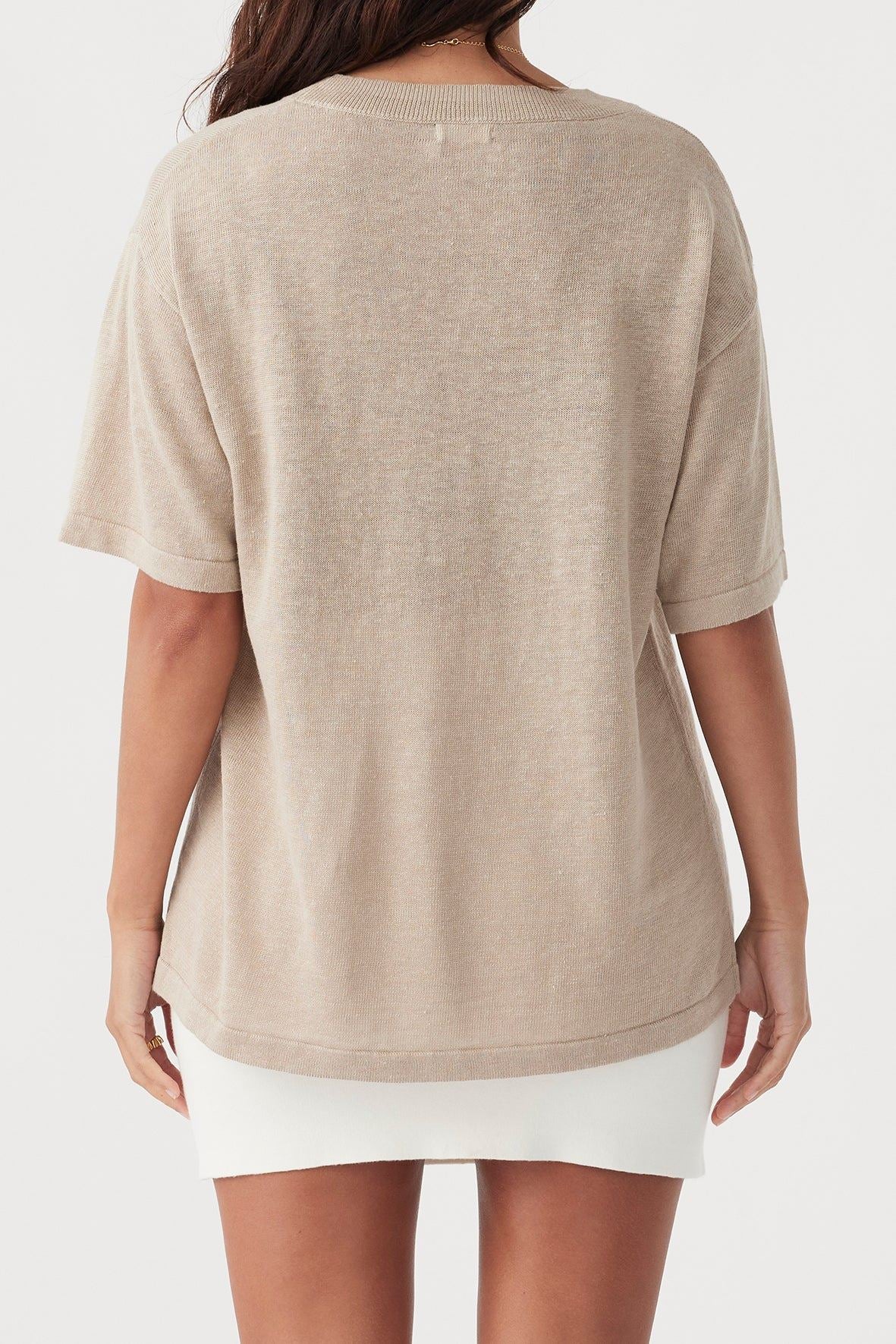 Arcaa Hugo T-shirt - Taupe Arcaa