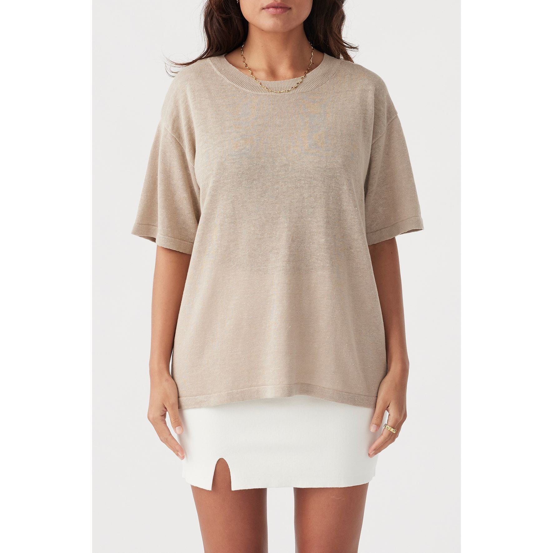 Arcaa Hugo T-shirt - Taupe Arcaa