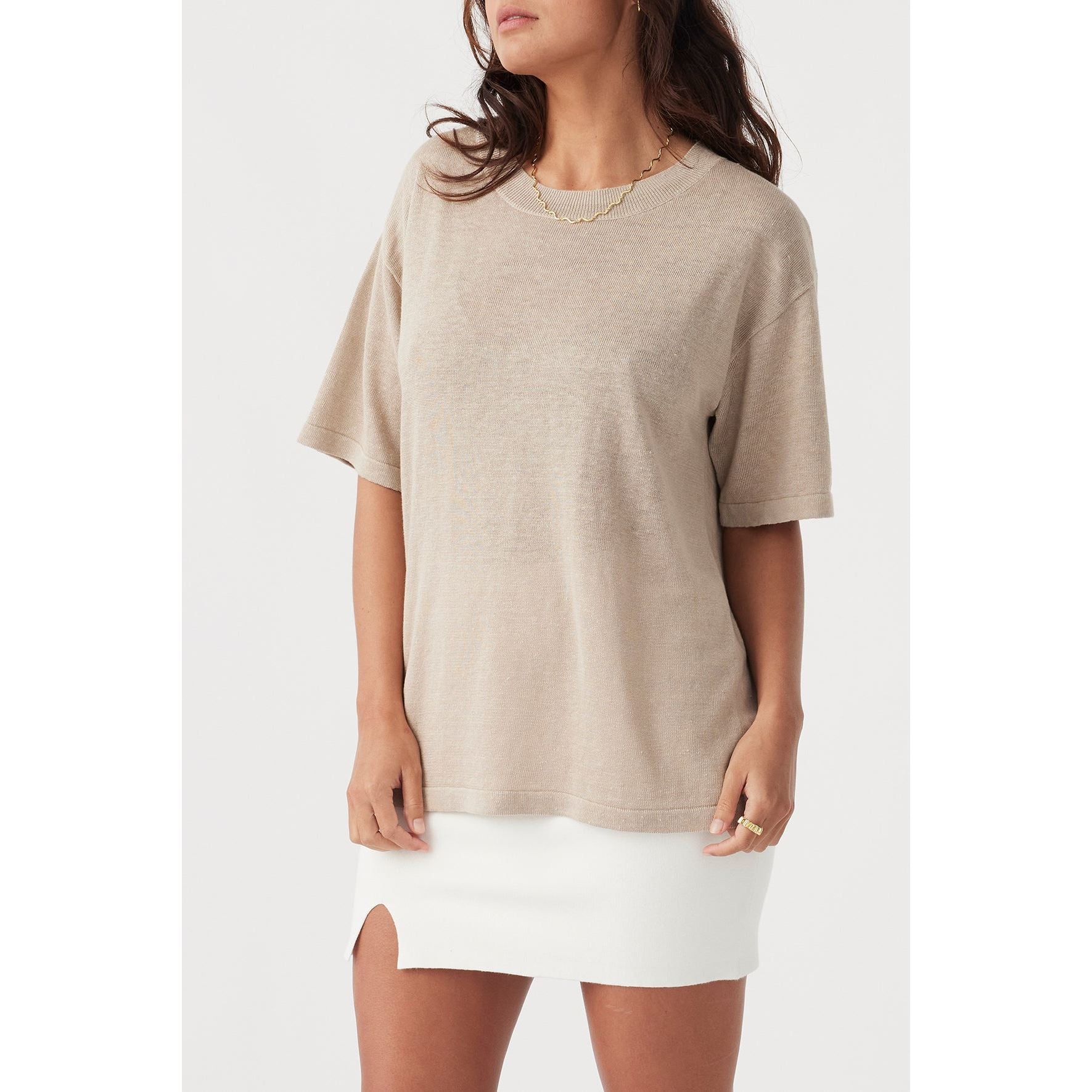 Arcaa Hugo T-shirt - Taupe Arcaa