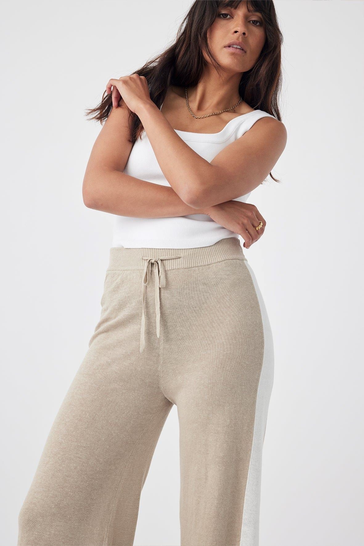 Arcaa Larri Pant - Taupe / Cream Arcaa