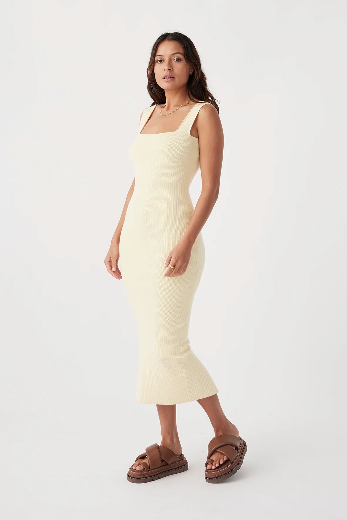 Arcaa Tully Dress - Butter Arcaa