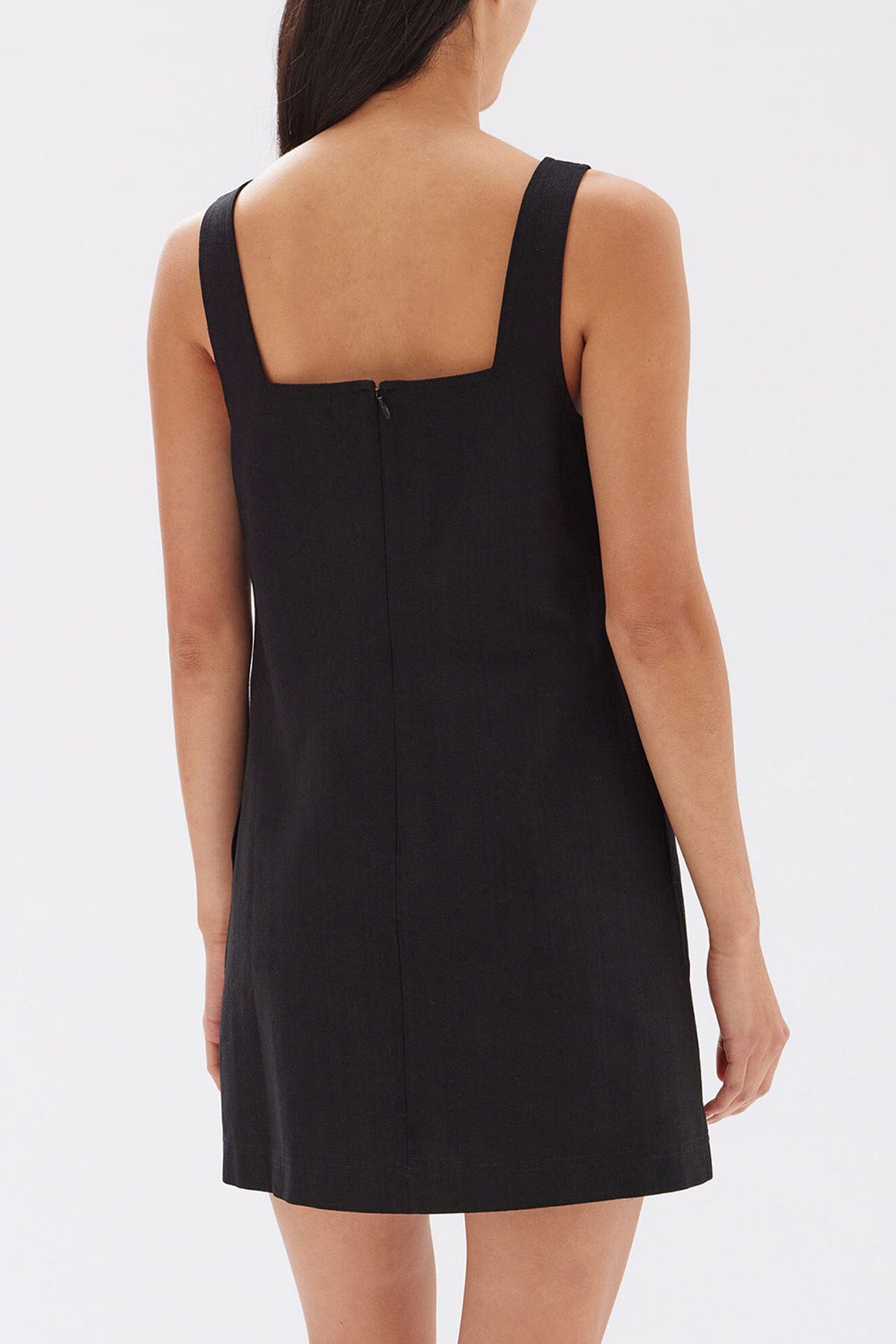 Assembly Label Alba Crepe Mini Dress - Black Assembly Label