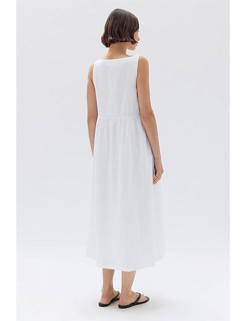 Assembly Label Anouk Linen Dress - White Assembly Label