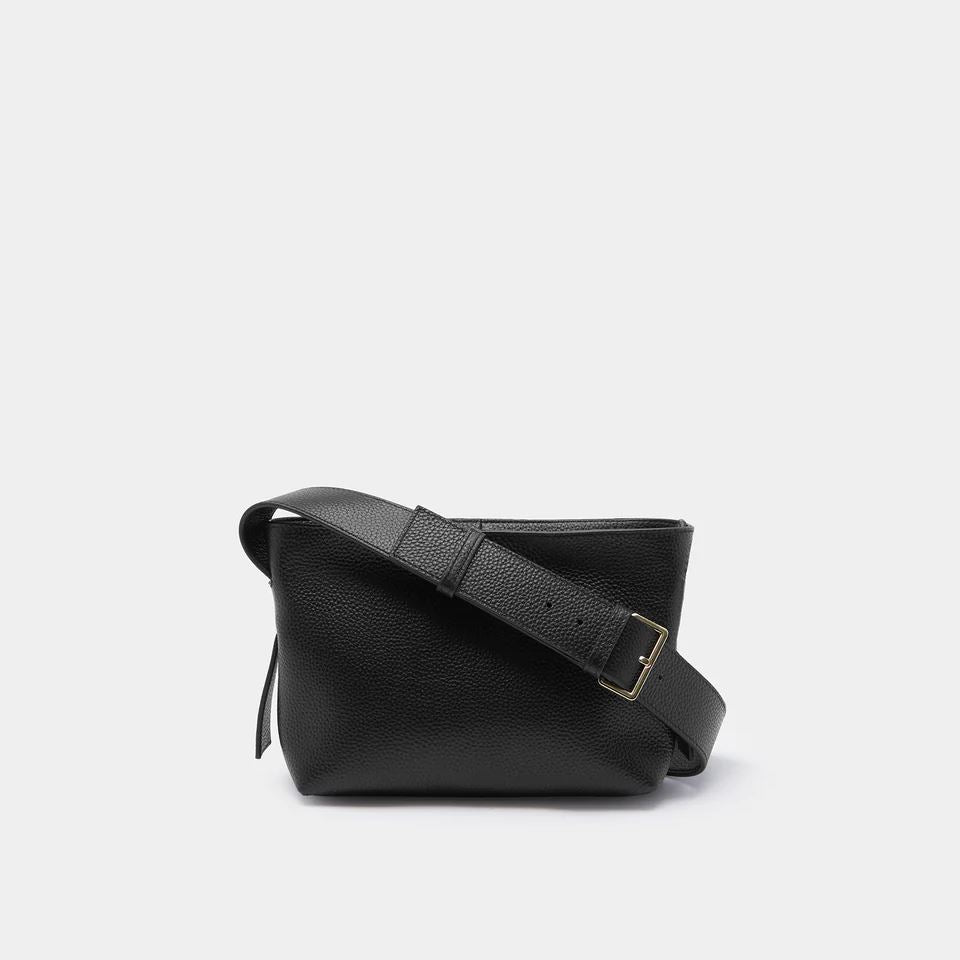 Assembly Label Bridie Leather Crossbody Bag - Black Assembly Label