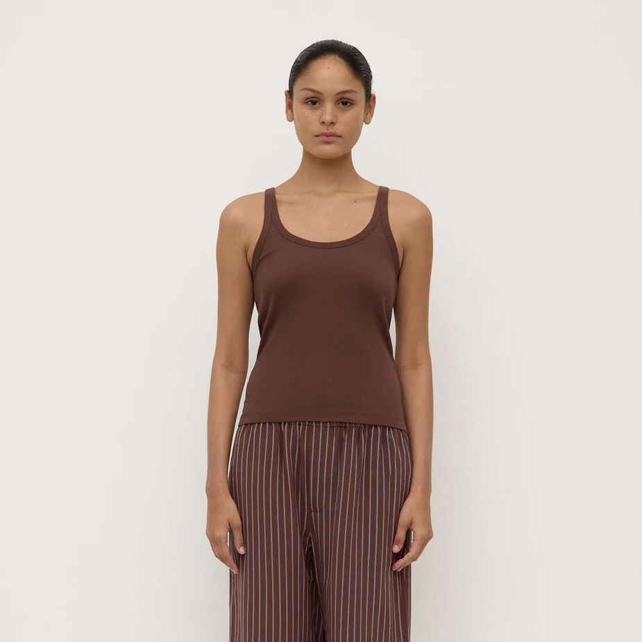 Assembly Label Charlie Rib Tank - Espresso Assembly Label