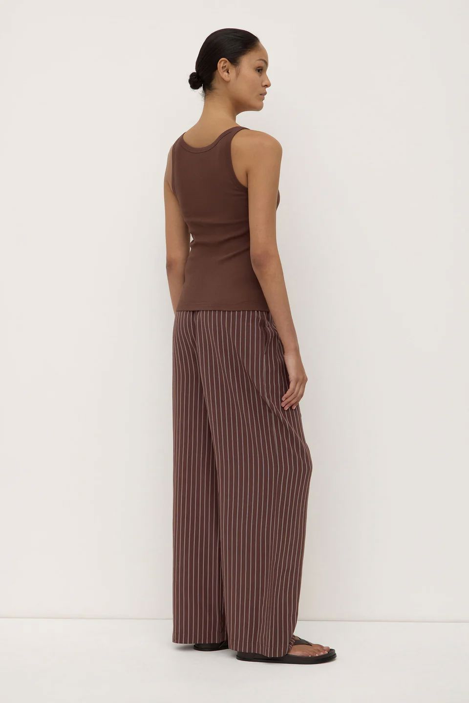 Assembly Label Charlie Rib Tank - Espresso Assembly Label