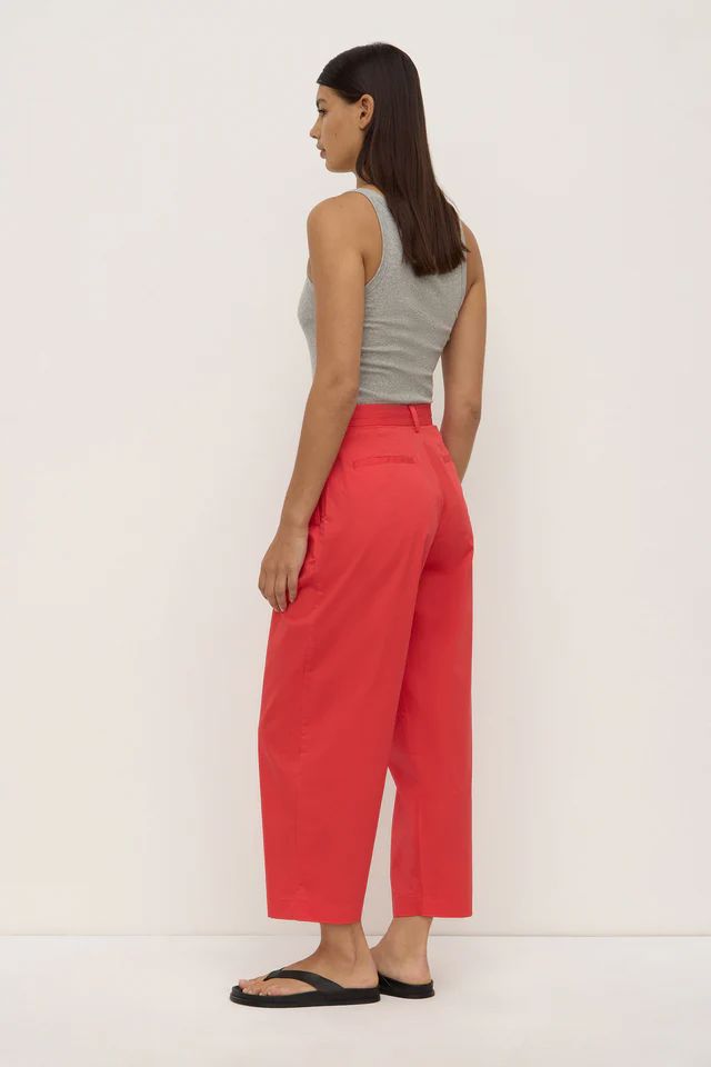 Assembly Label Geno Poplin Pant - Chilli Assembly Label