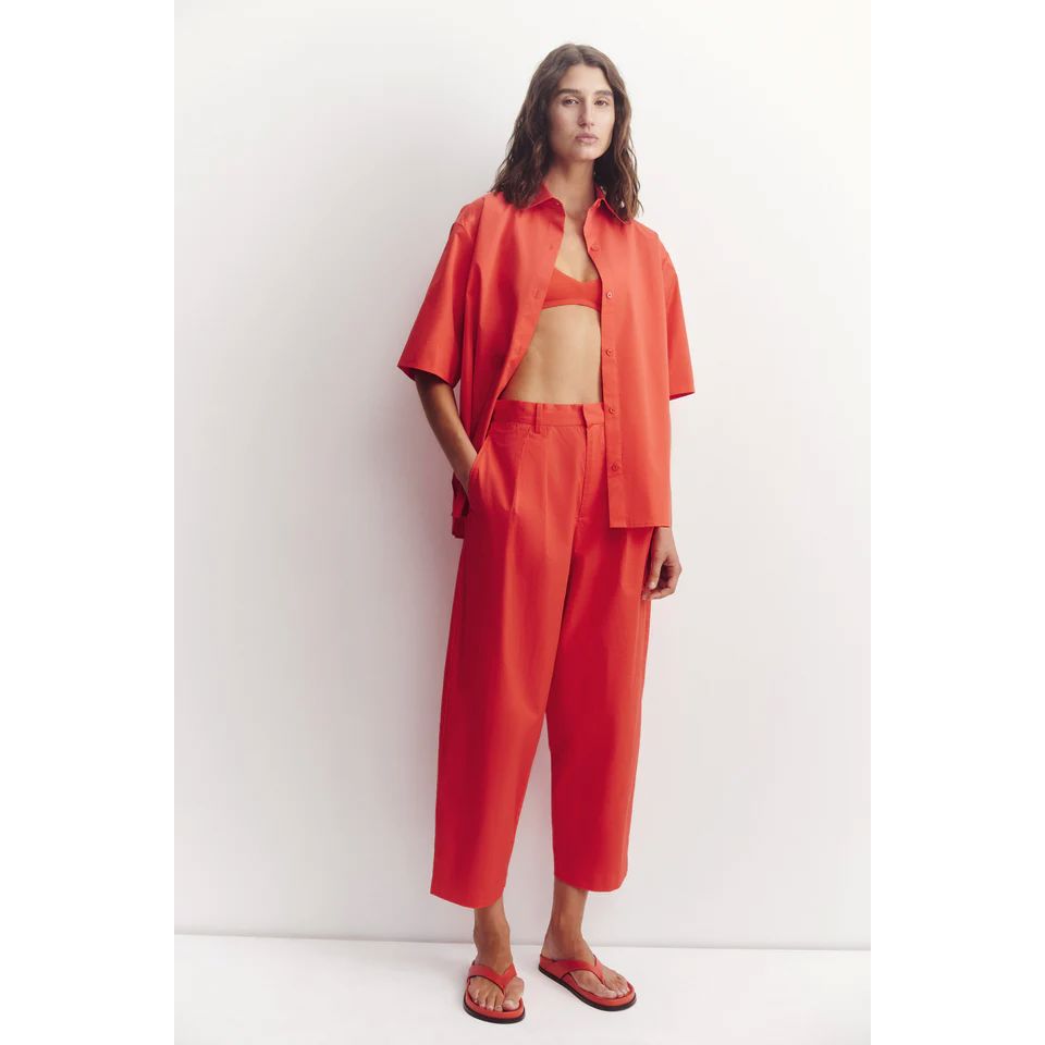 Assembly Label Geno Poplin Pant - Chilli Assembly Label