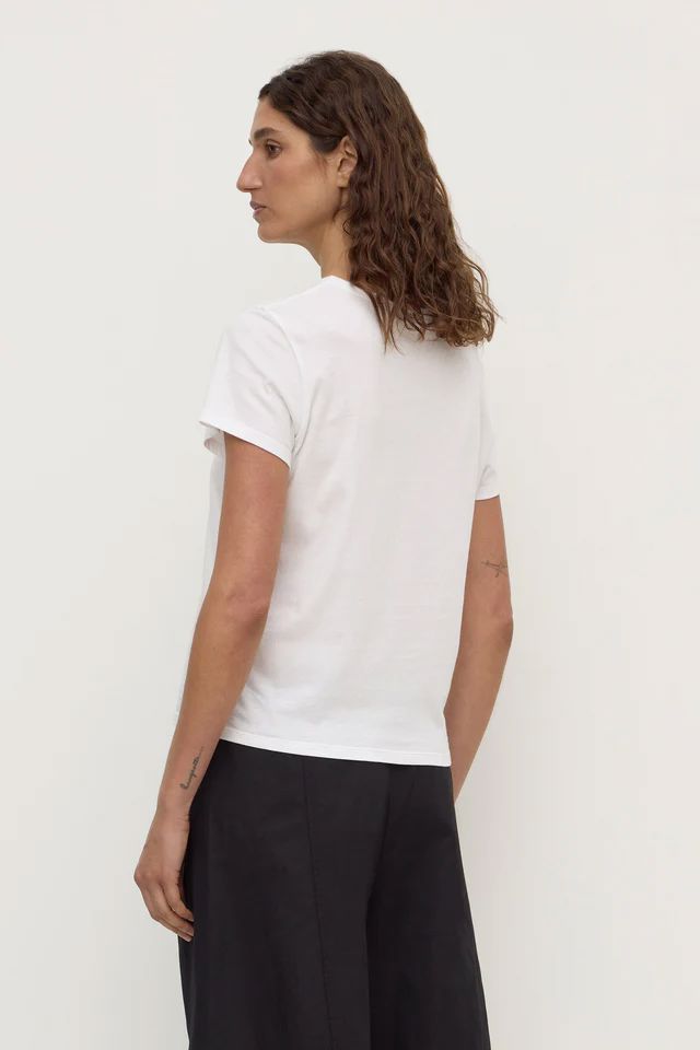 Assembly Label Indi Short Sleeve Tee - White Assembly Label