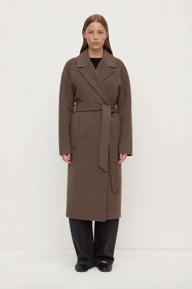 Assembly Label Ivy Wool Coat - Cocoa Marle Assembly Label