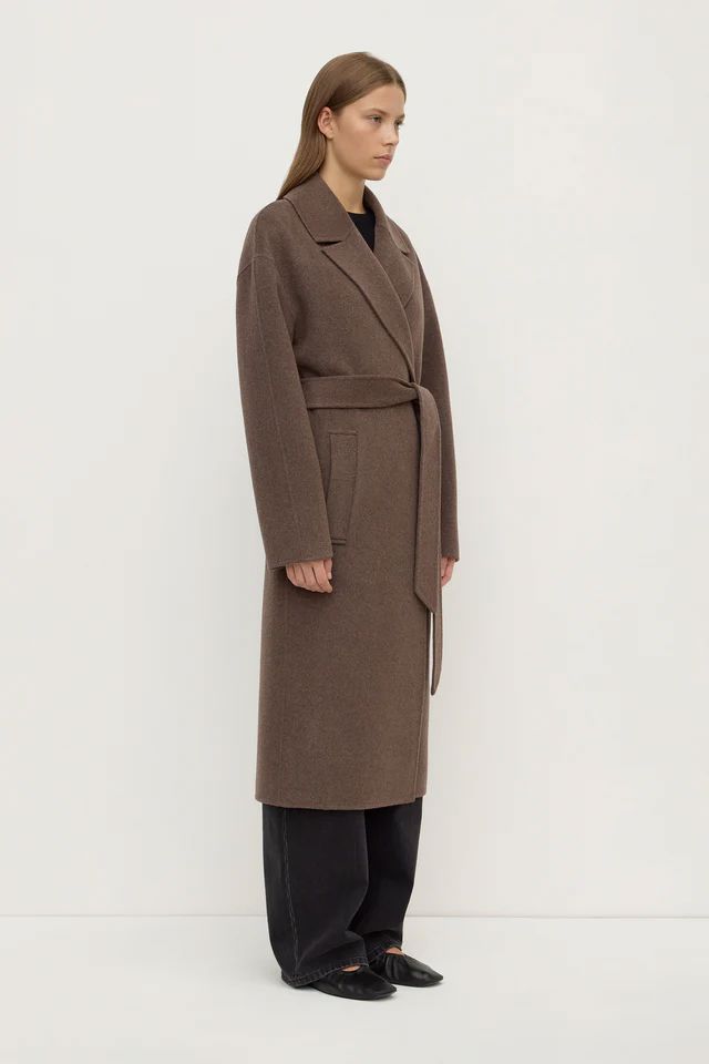 Assembly Label Ivy Wool Coat - Cocoa Marle Assembly Label