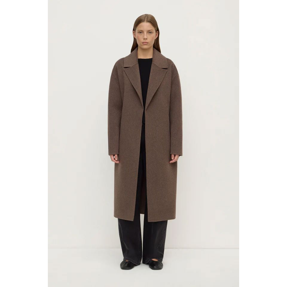 Assembly Label Ivy Wool Coat - Cocoa Marle Assembly Label