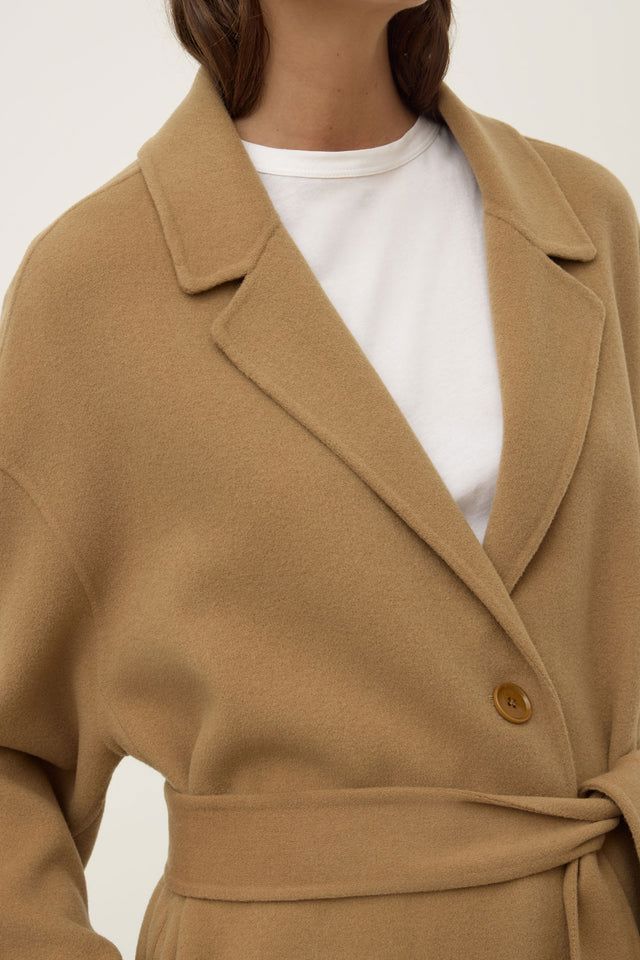 Assembly Label Jenna Wool Jacket - Camel Assembly Label