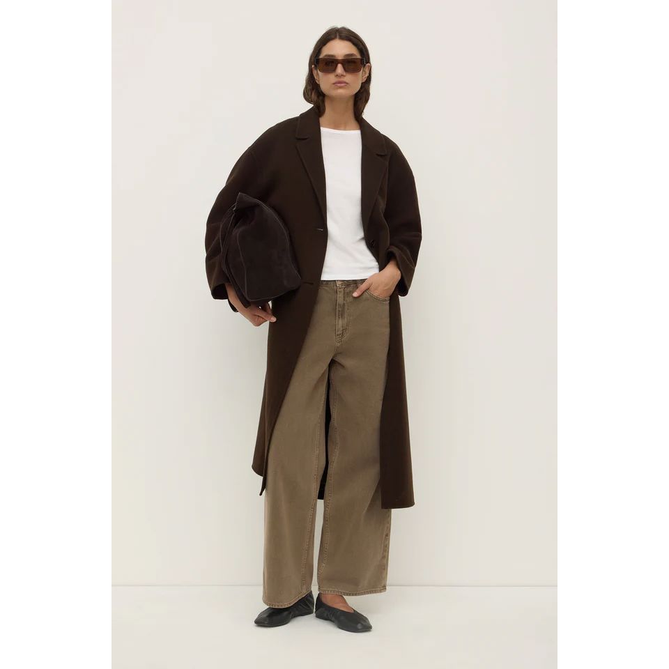 Assembly Label Jenna Wool Jacket - Dark Chocolate Assembly Label