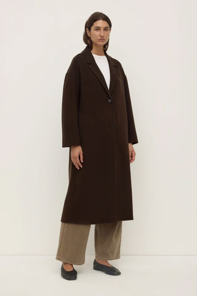 Assembly Label Jenna Wool Jacket - Dark Chocolate Assembly Label