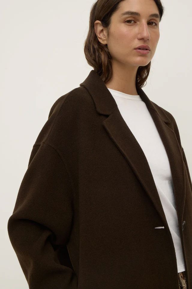 Assembly Label Jenna Wool Jacket - Dark Chocolate Assembly Label