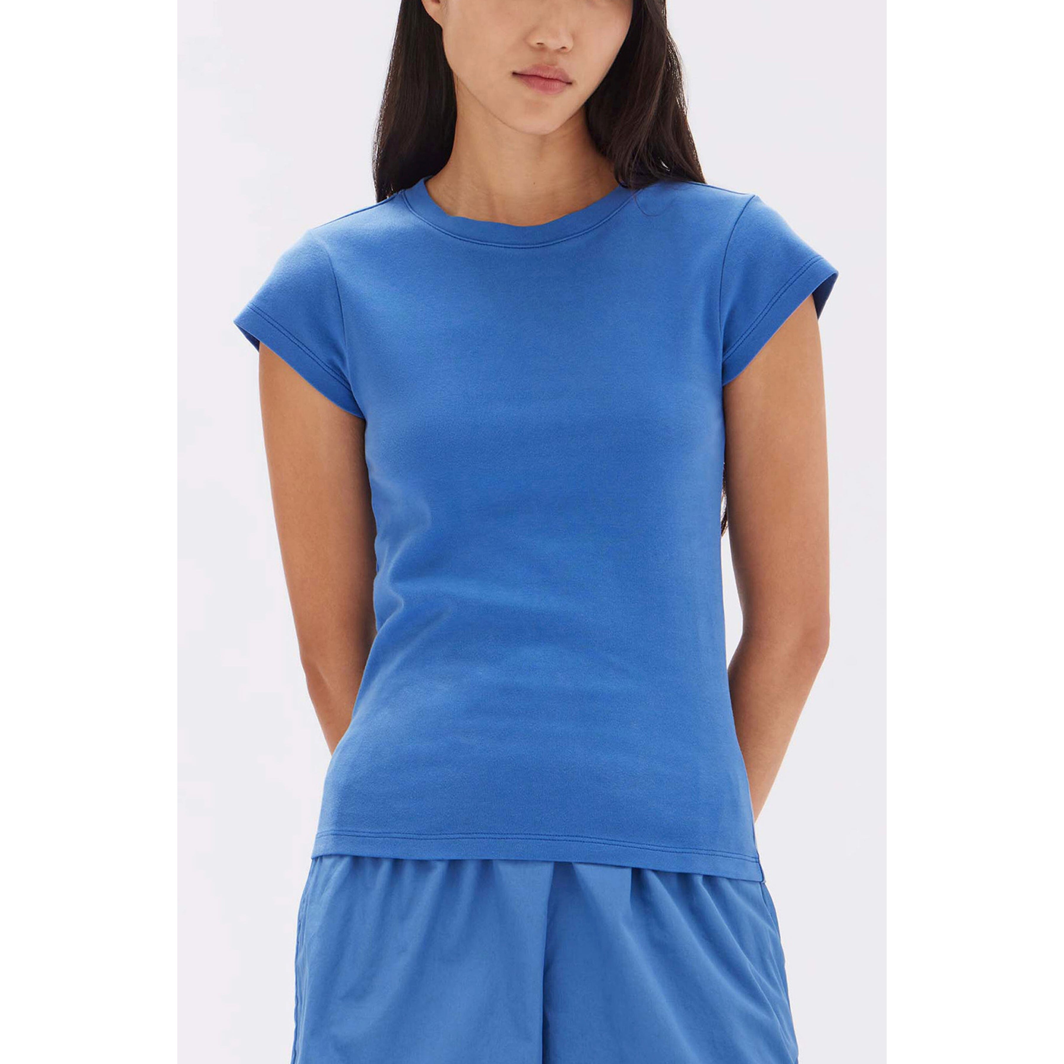 Assembly Label Josie Short Sleeve Tee - Lapis Assembly Label