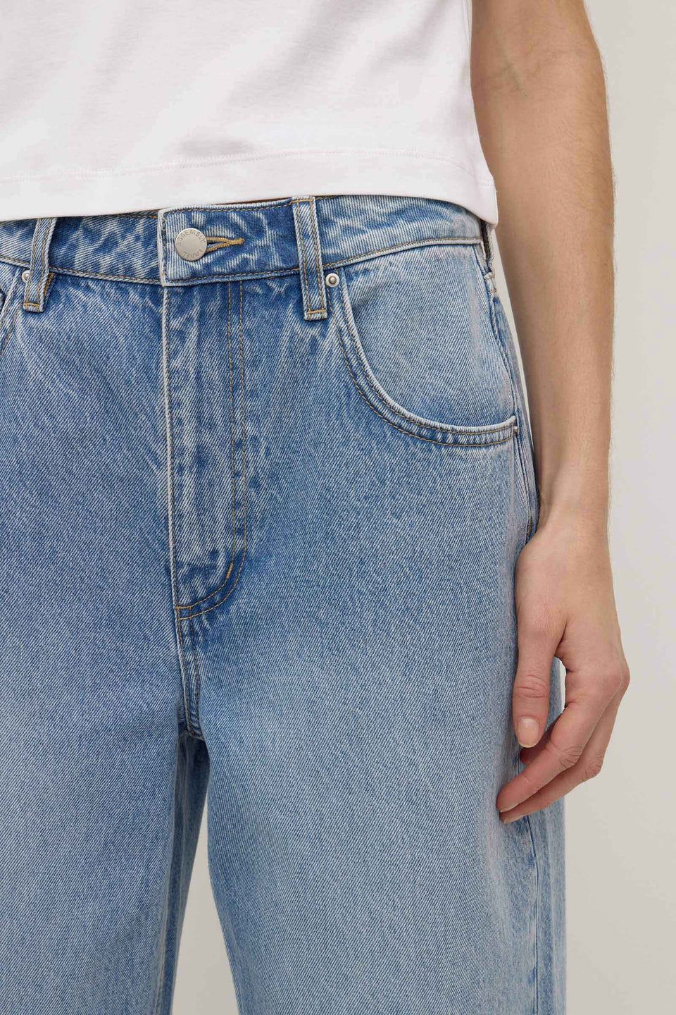 Assembly Label Low Curve Mid Rise Jean - Indigo Fade Assembly Label