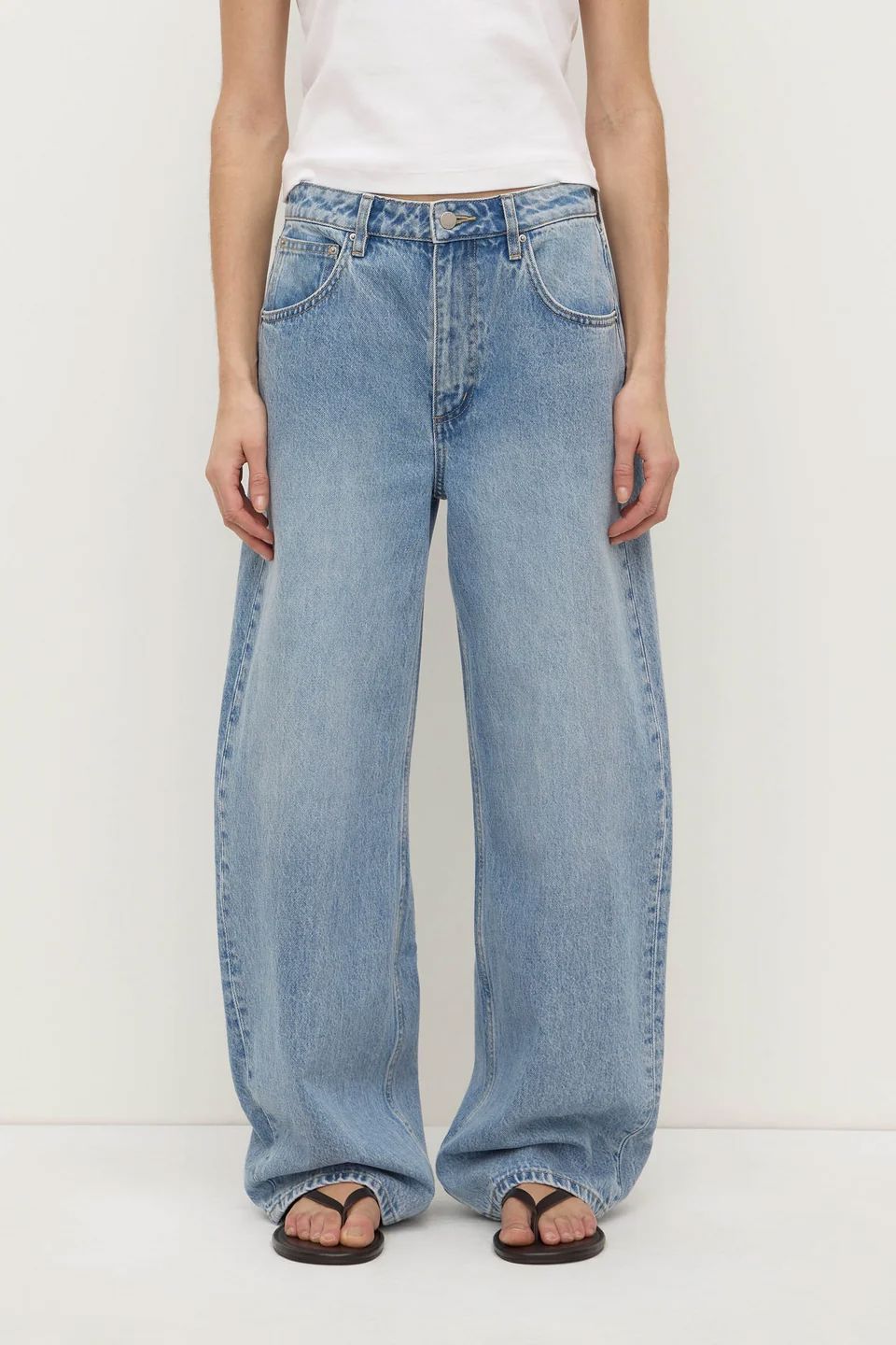 Assembly Label Low Curve Mid Rise Jean - Indigo Fade Assembly Label