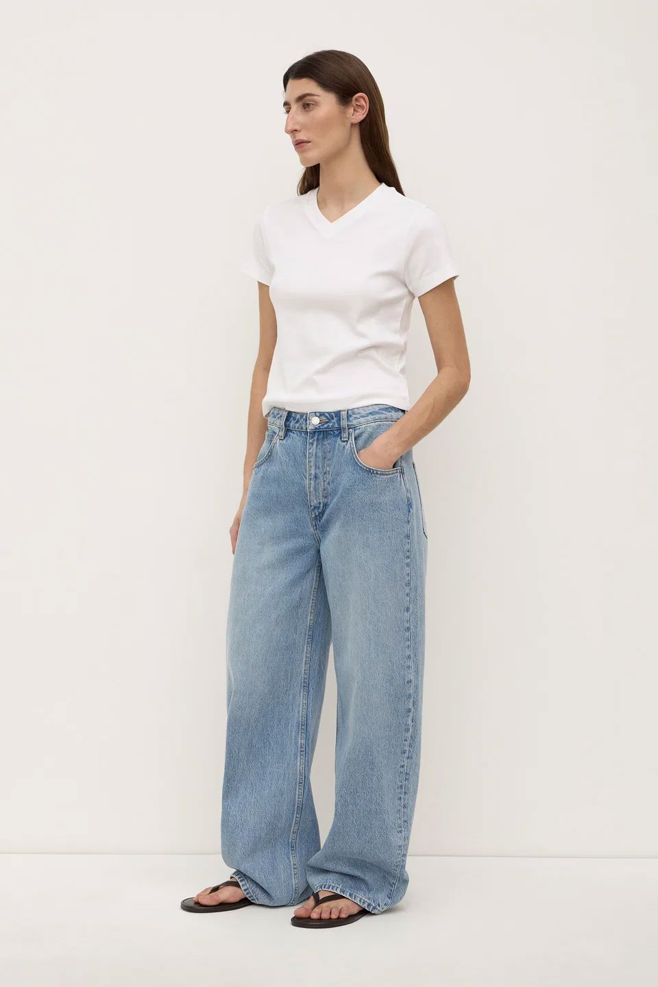 Assembly Label Low Curve Mid Rise Jean - Indigo Fade Assembly Label