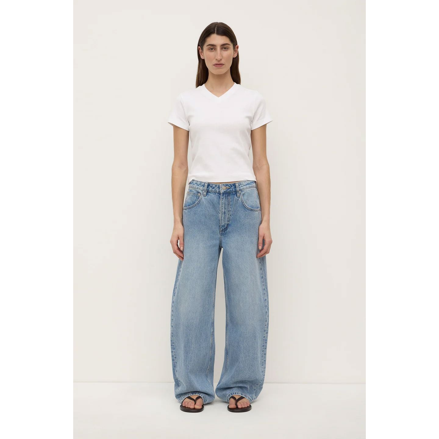 Assembly Label Low Curve Mid Rise Jean - Indigo Fade Assembly Label