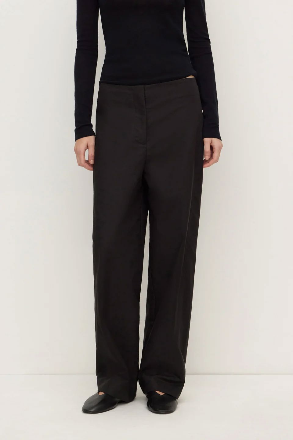 Assembly Label Mia Cotton Pant - Black Women's Pants Assembly Label 