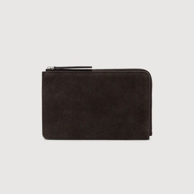 Assembly Label Neve Suede Pouch - Ganache Assembly Label
