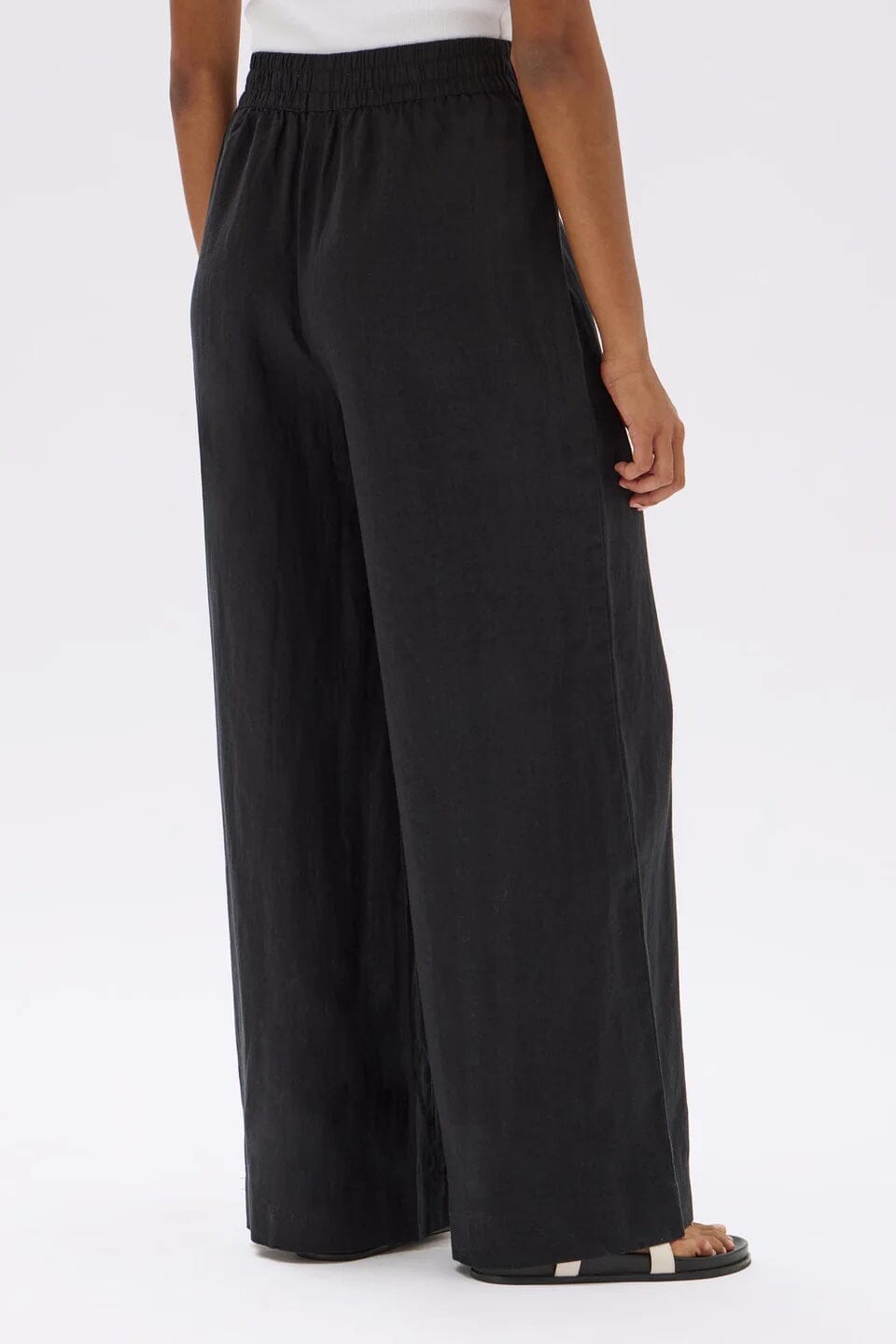 Assembly Label Nilsa Linen Pant - Black Assembly Label