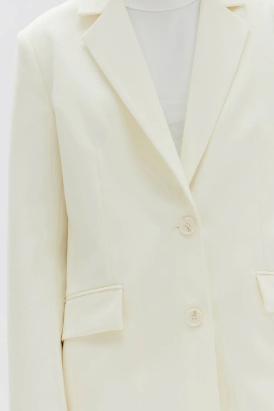 Assembly Label Roberta Jacket - Cream Assembly Label