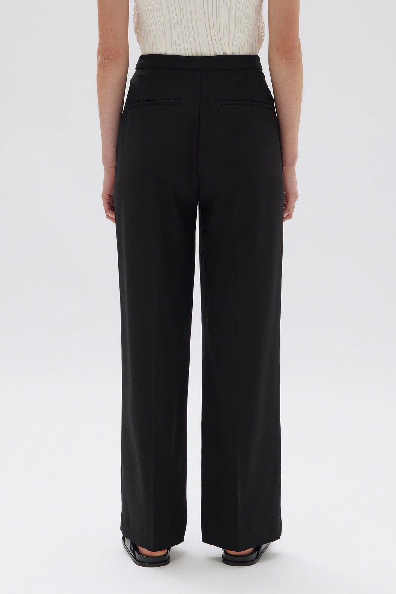 Assembly Label Sabine Crepe Pant - Black Assembly Label