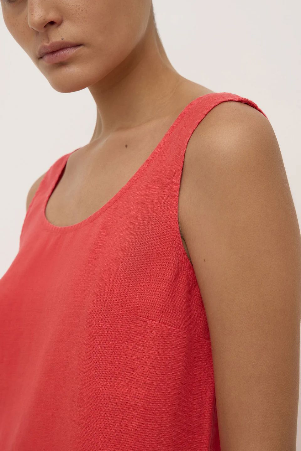 Assembly Label Selma Linen Mini Dress - Chilli Assembly Label