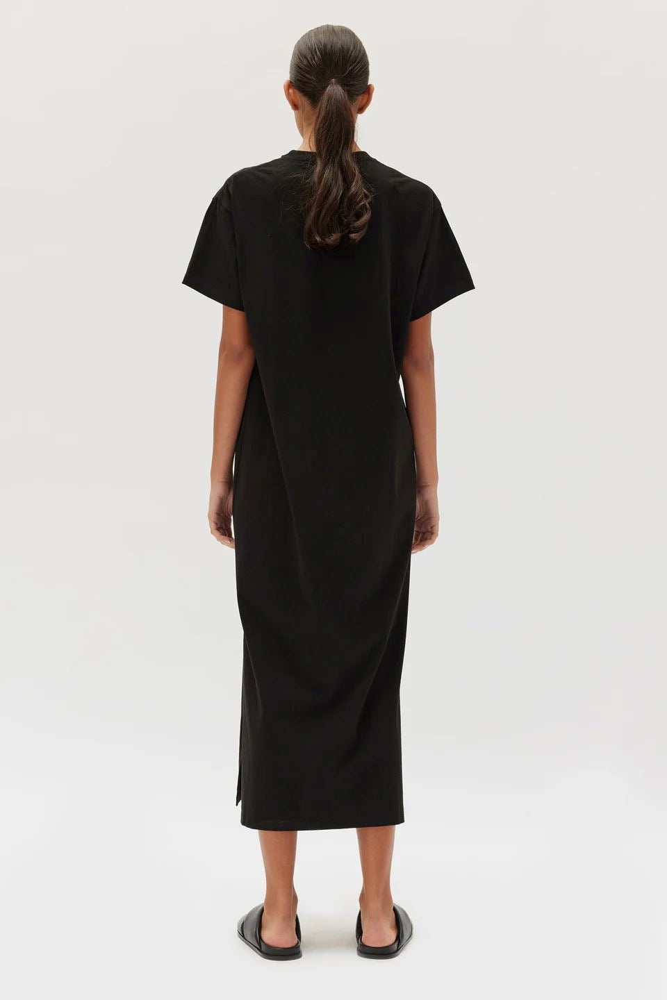 Assembly Label Slone Jersey Tee Dress - Black Assembly Label