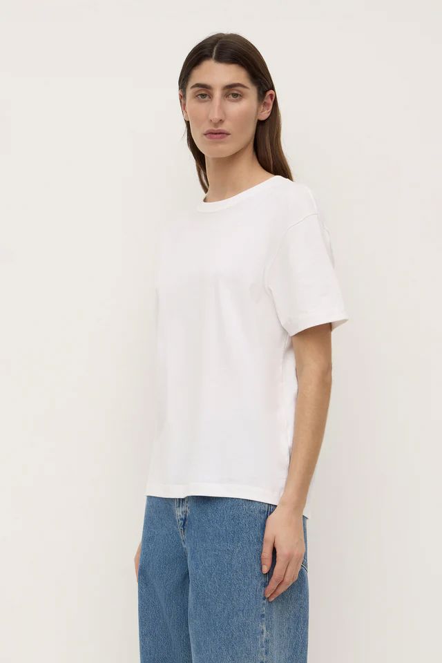 Assembly Label Womens Organic Base Tee - Salt Assembly Label
