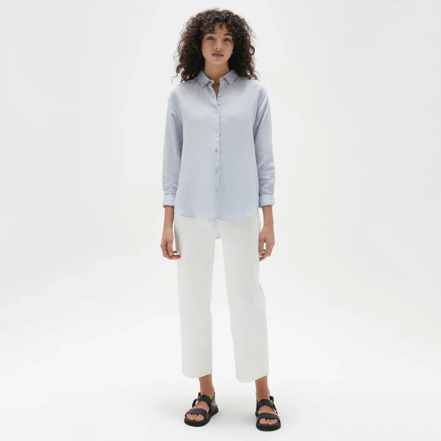 Assembly Label Xander Long Sleeve Shirt - Blue Haze Assembly Label